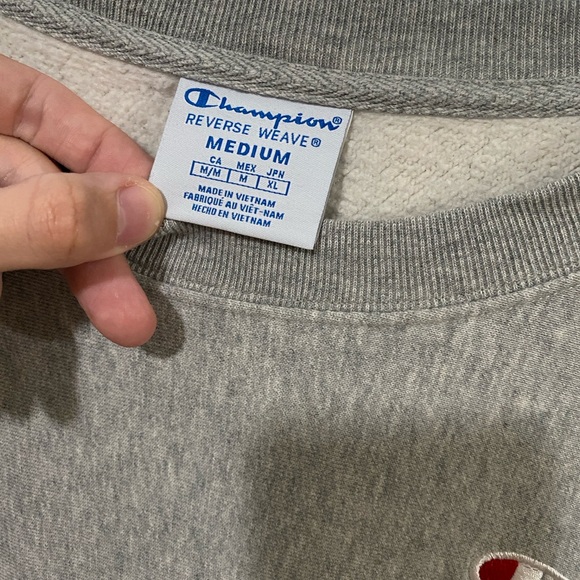 Champion Oversized (Long) Sweatshirt - Gray - Picture 2 of 2